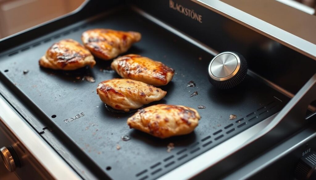 Cooking Chicken on Blackstone Griddle Temperature Control