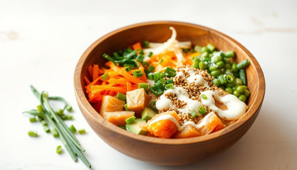 salmon poke bowl