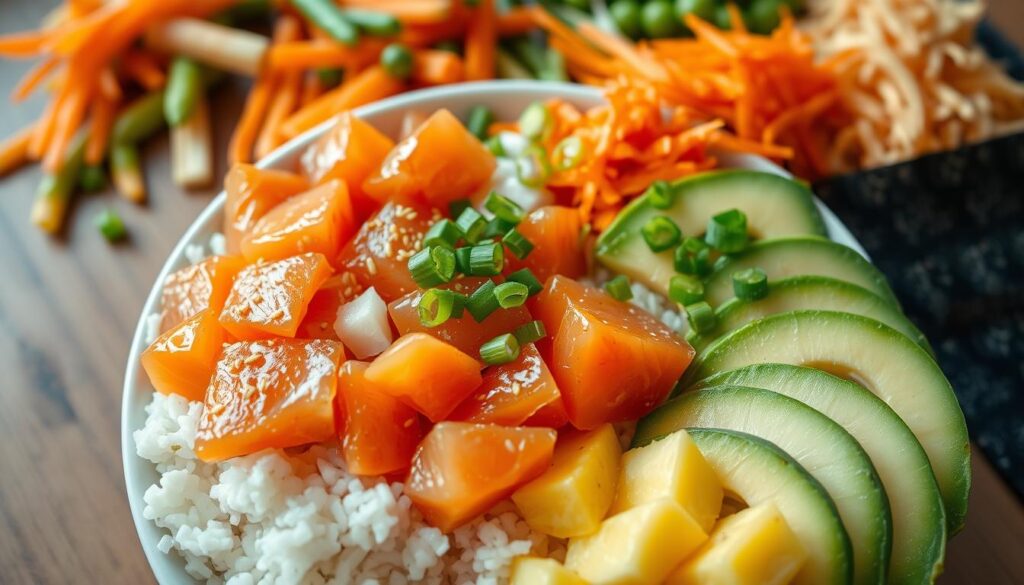 salmon poke bowl recipe