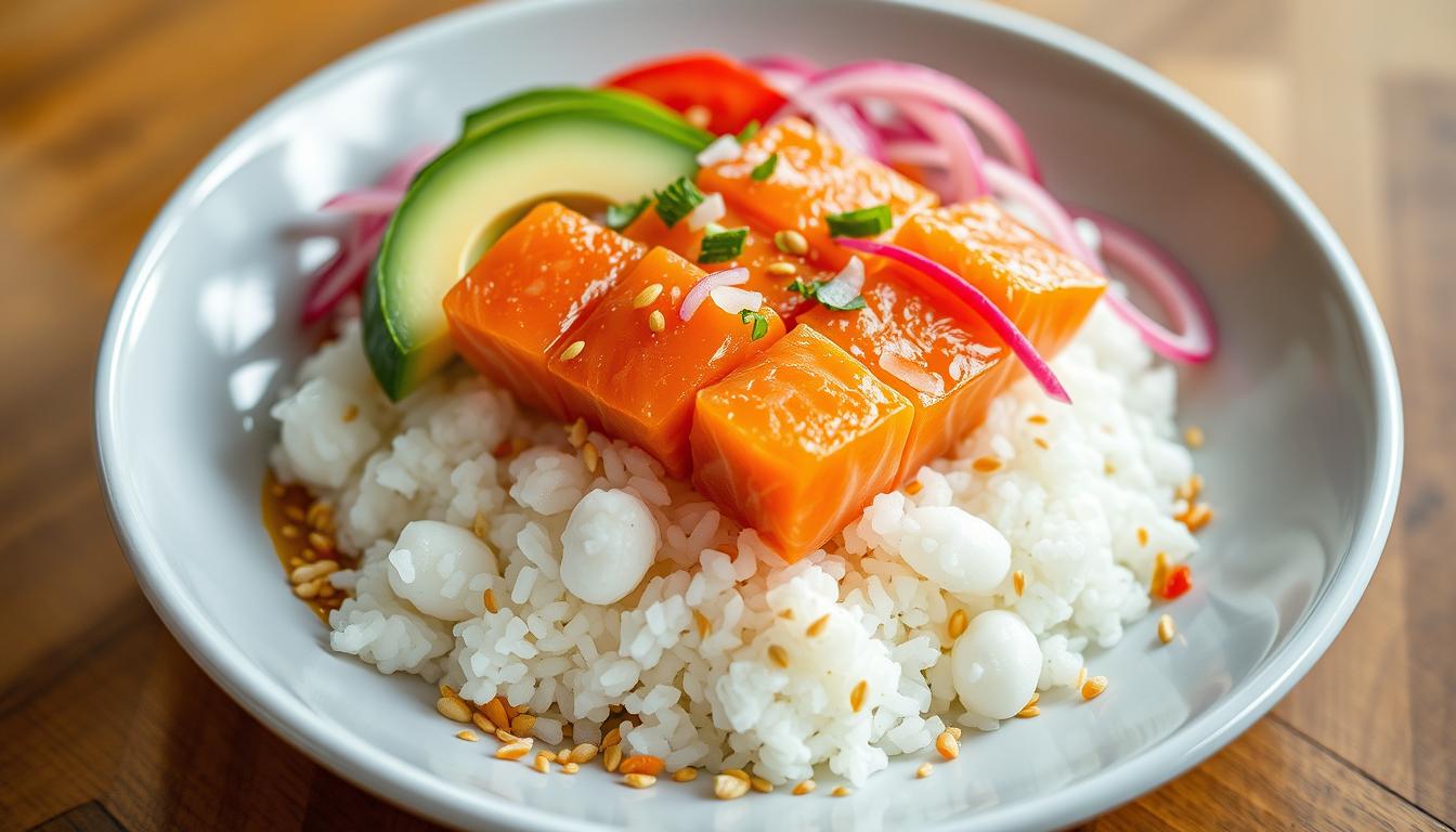 salmon poke bowl